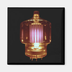 Glowing Transmitter Vacuum Tube Magnet