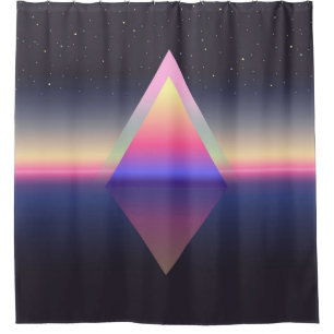 Glowing triangle. Ethereum concept. futuristic abs