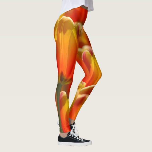 GLOWING TULIPS LEGGINGS (Right)