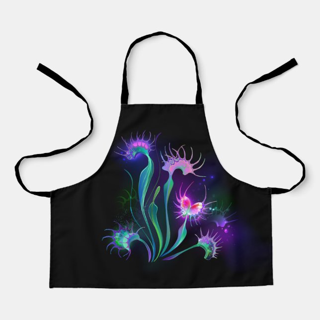 Glowing Venus Flytrap Apron (Front)