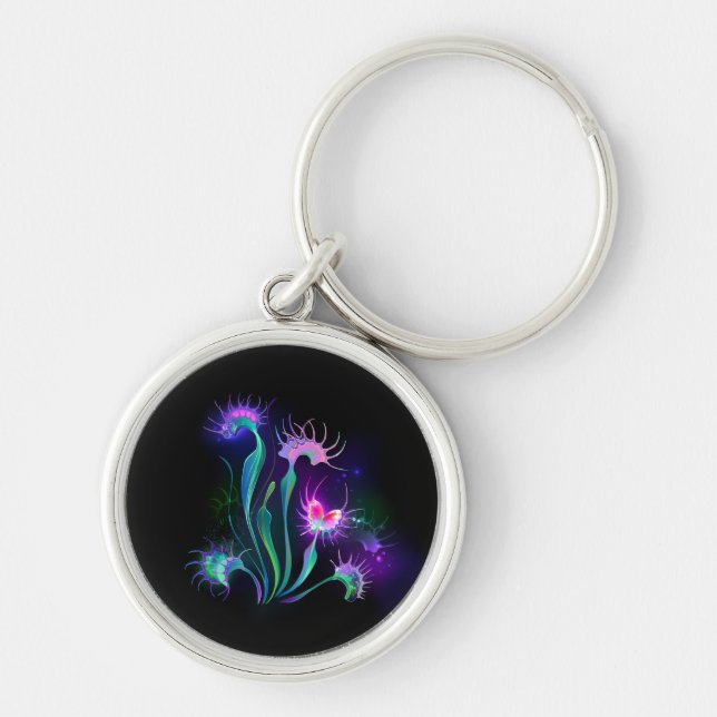 Glowing Venus Flytrap Keychain (Front)