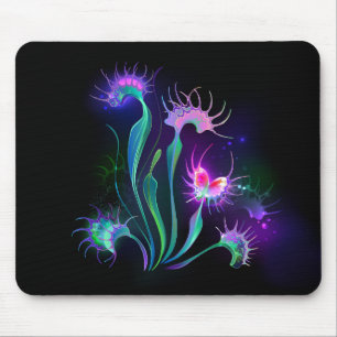 Glowing Venus Flytrap Mouse Pad