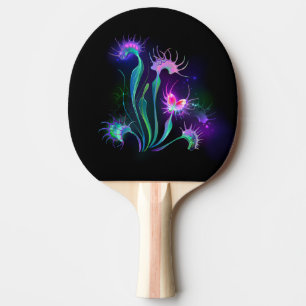 Glowing Venus Flytrap Ping Pong Paddle