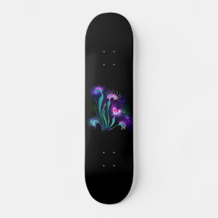 Glowing Venus Flytrap Skateboard