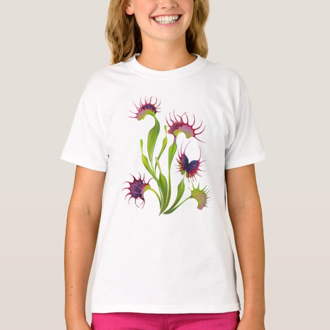Glowing Venus Flytrap T-Shirt (Front)
