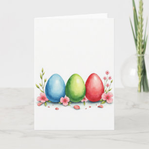 Glowing Watercolor Spring Card