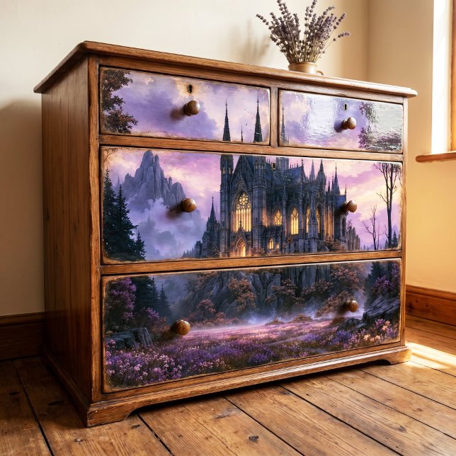 Glowing Window Gothic Castle Tissue Paper (Creator Uploaded)