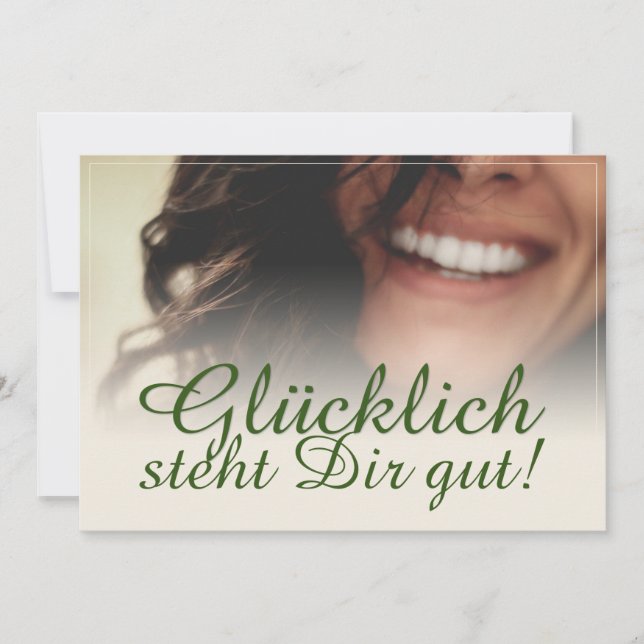 Glücklich steht Dir gut! (Front)