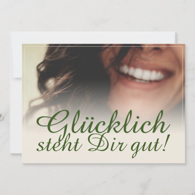 Glücklich steht Dir gut! (Front)