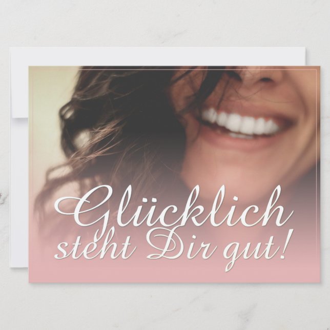Glücklich steht Dir gut! - Rosé (Front)