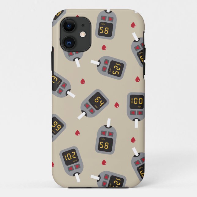 Glucometer Case-Mate iPhone Case (Back)