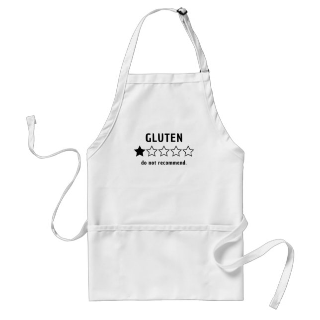 Gluten: 1 Star, Do Not Recommend  Standard Apron (Front)