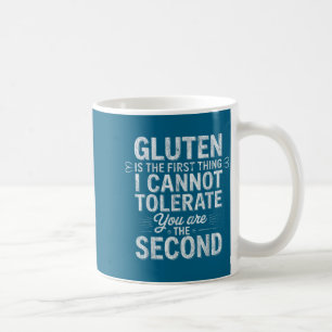Gluten first thing i cannot tolerate vintage coffee mug