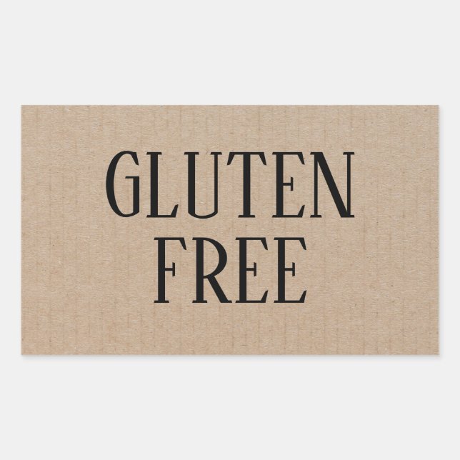 Gluten Free Allergy Safe Culinary Sticker (Front)