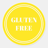 Gluten Free Allergy Safe Yellow Simple