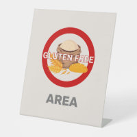 Gluten Free Area Customized Food Allergy Alert