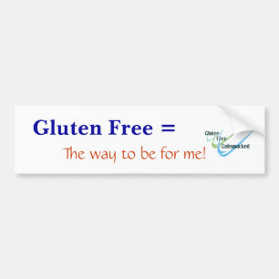 Gluten Free Bumper Sticker - Customized
