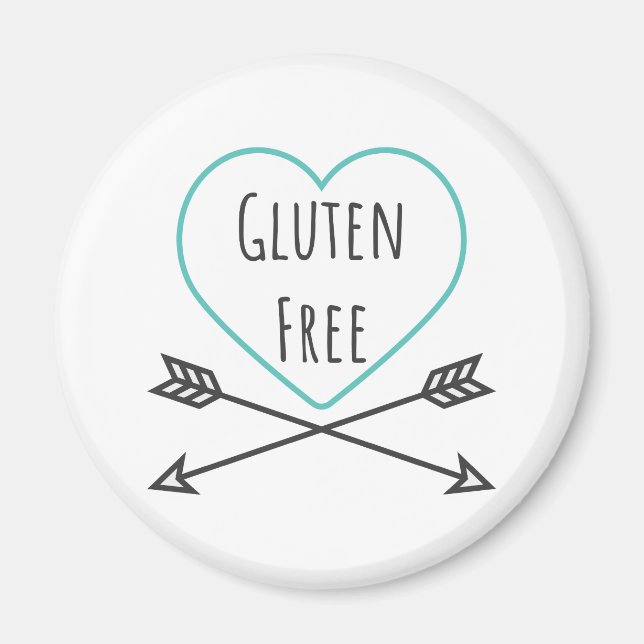 Gluten Free Buttom Magnet (Front)