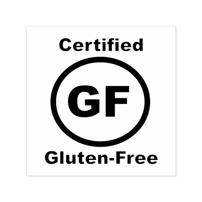 Gluten Free Certified Self-inking Stamp (Design)