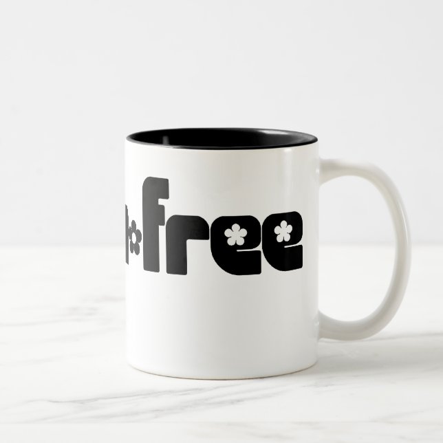 gluten-free (chick) Mug (two-tone) (Right)