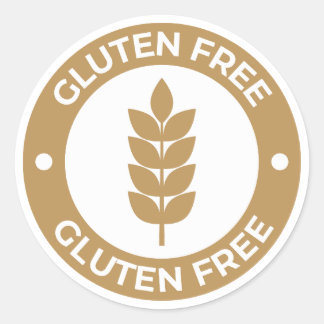 Gluten Free Classic Round Sticker