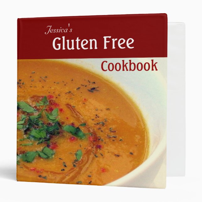 Gluten Free Cookbook Binder (Front/Inside)