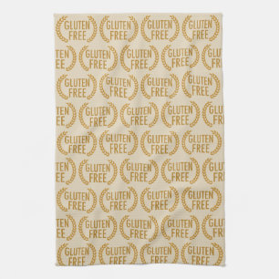 Gluten Free Food Allergy Warning Kitchen Towel
