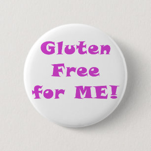 Gluten Free for Me 2 Inch Round Button
