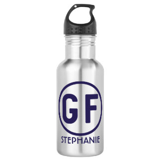 Gluten Free GF Personalized Water Bottle
