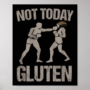 Gluten Free Gifts Wheat Barley Rye Celiac Disease Poster