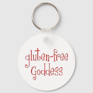 Gluten Free Goddess Keychain