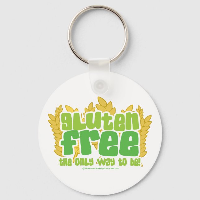 Gluten Free Keychain (Front)