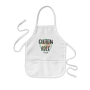 Gluten Free Kids Personalized No Gluten Symbol Apron