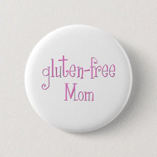 Gluten Free Mom 2 Inch Round Button