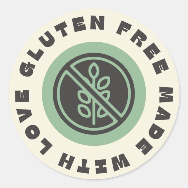 Gluten Free Product Label (Front)