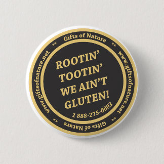 Gluten Free Slogan 2 Inch Round Button