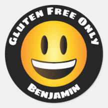 Gluten Free Smiling Emoji Face