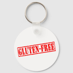 Gluten free stamp keychain