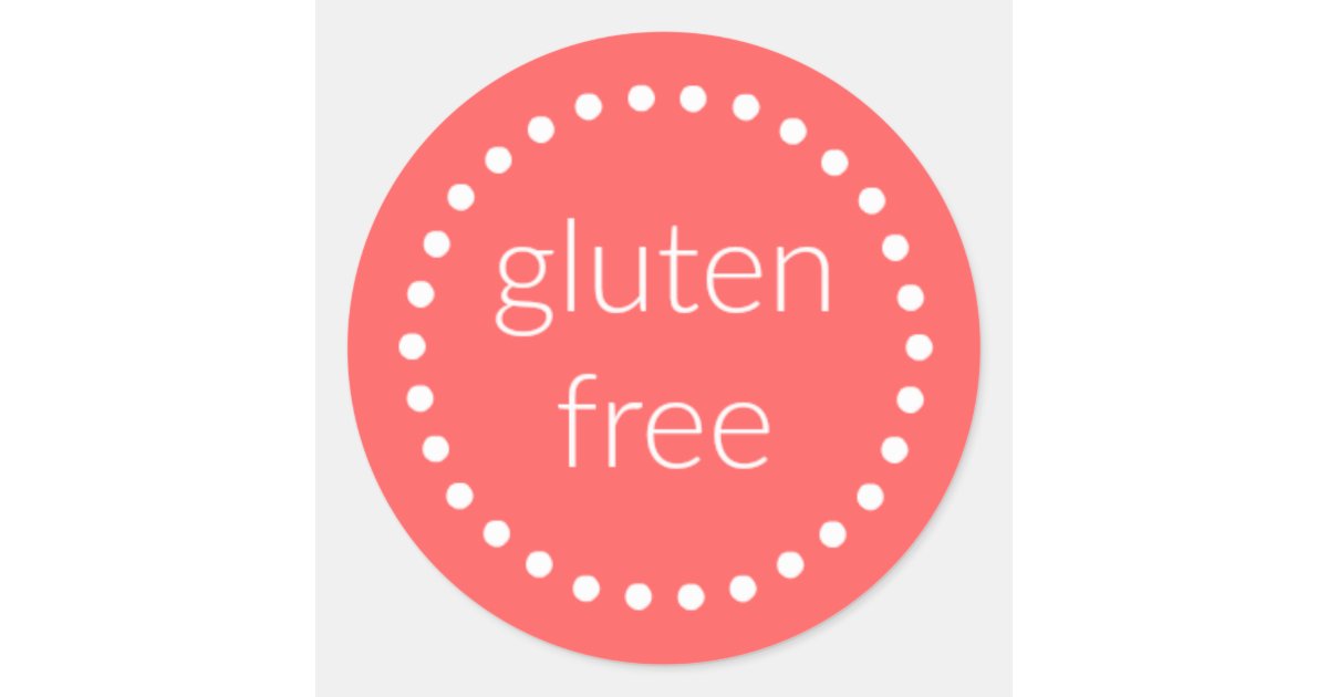 gluten free stickers Zazzle