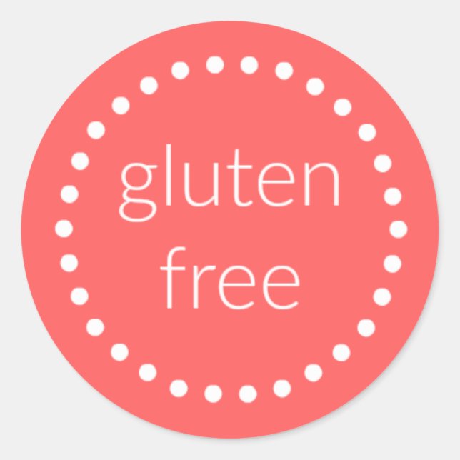 gluten free stickers (Front)
