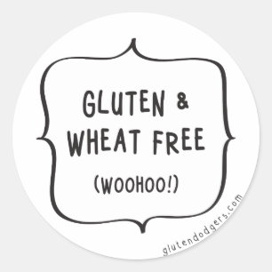 Gluten & Wheat Free Stickers