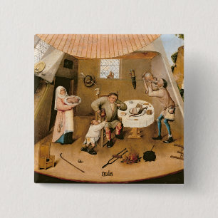 Gluttony 2 Inch Square Button