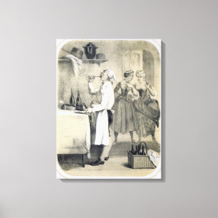 Gluttony in the Kitchen, from a series of prints d