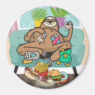 Gluttony Sloth Magnet