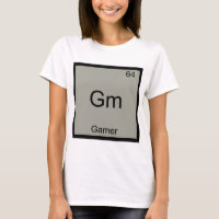 Gm - Gamer Funny Chemistry Element Symbol T-Shirt