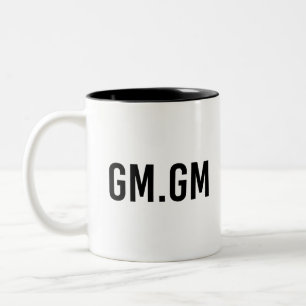 GM GM - NFT Black Two-Tone Coffee Mug
