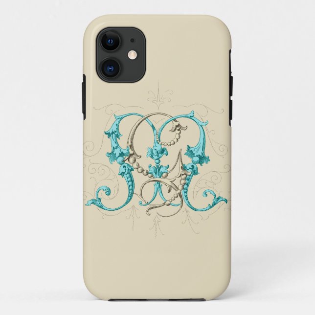 GM MG Monogram Case-Mate iPhone Case (Back)