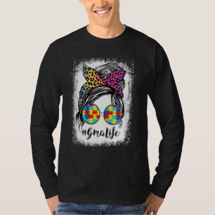 Gma Life Bleached Gma Life Rainbow Leopard Messy B T-Shirt