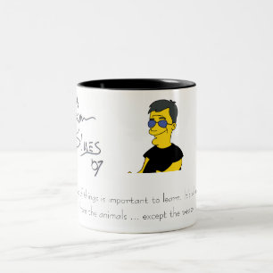 gmanSimpson, Weaseling out ... Two-Tone Coffee Mug