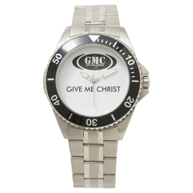 GMC Classic Montre En Acier Inoxydable, Acier Inox (devant)